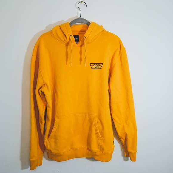 mustard yellow vans hoodie